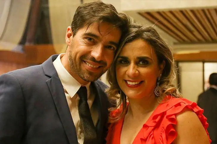 Abel Ferreira e Ana Xavier
