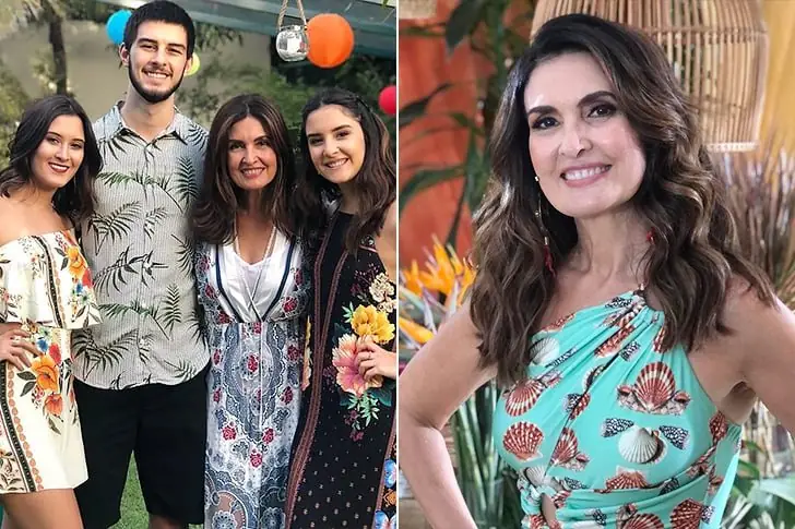 Vinicius, Laura e Beatriz – Fátima Bernardes