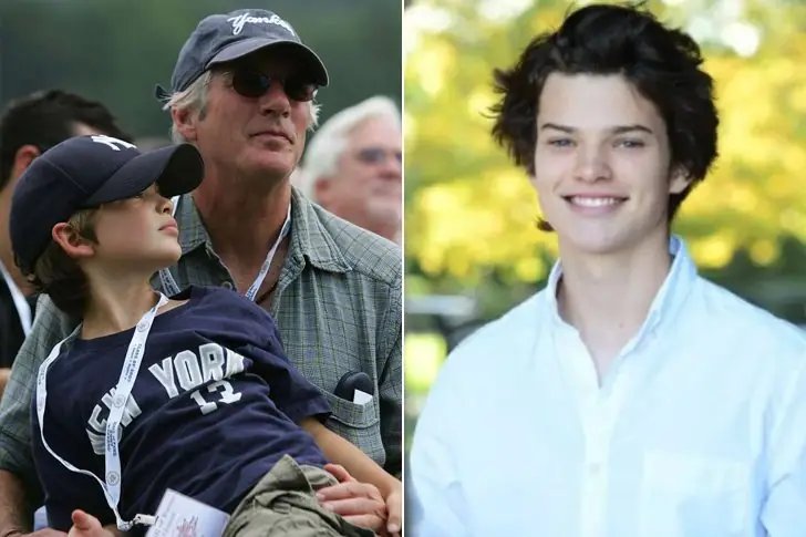 Richard Gere – Homer James Jigme Gere (Born in 2000)