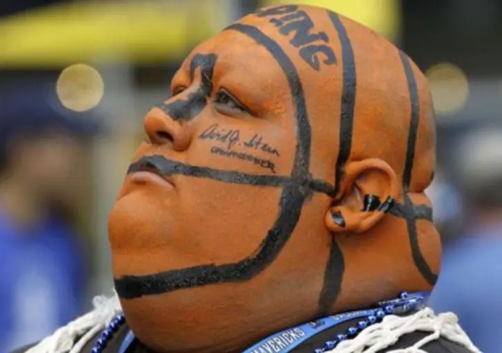 This Man Is A Big Basketball Head