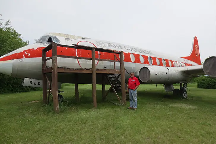 Ein Flugzeug wird zum Wohnzimmer