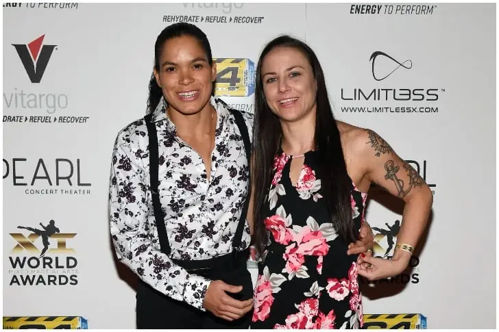 Nina Ansaroff and Amanda Nunes