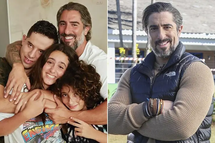 Romeo, Donatella e Stefano – filhos de Marcos Mion