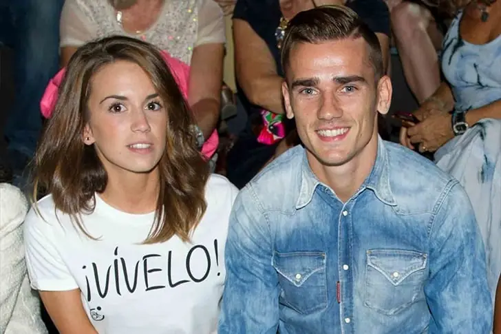 Griezmann et Erika Choperena