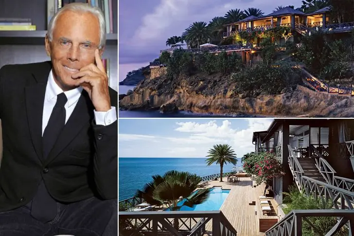 Giorgio Armani, 88 anni – Antigua – 17 milioni di dollari