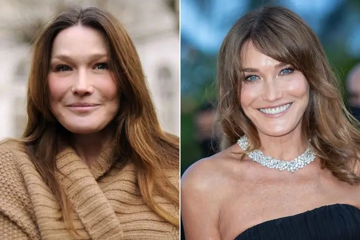 CARLA BRUNI  53 anni, nata a Torino.