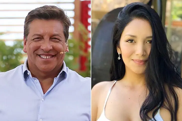 Julio César Rodríguez (1969) y Natu Paulina – 2 años de relación