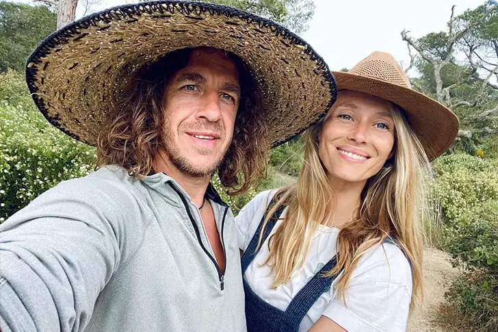 Carles Puyol y Vanesa Lorenzo