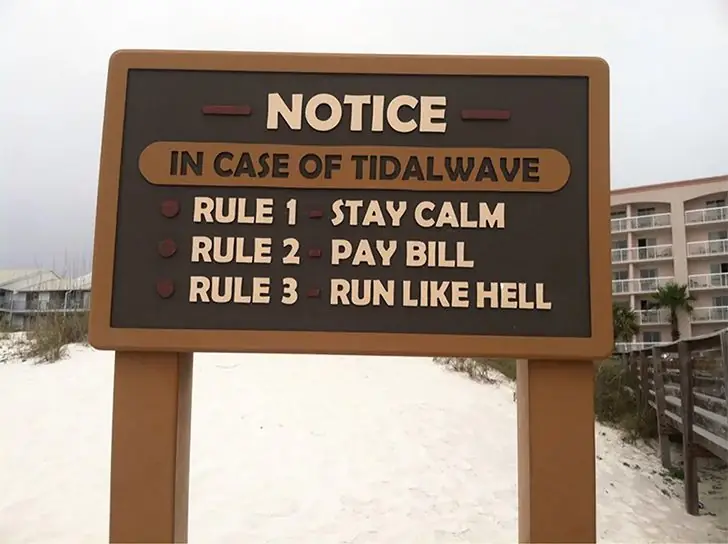 Tidal Wave Humor