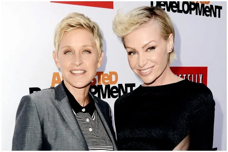 Ellen DeGeneres and Portia de Rossi