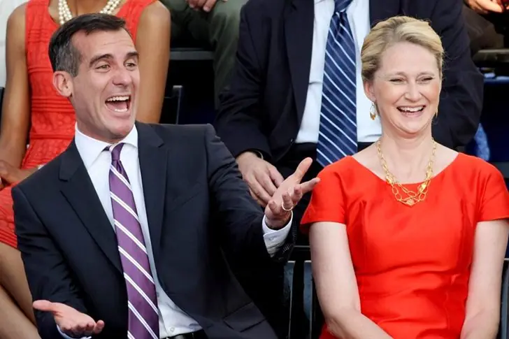 Eric Garcetti (52) and  Amy Wakeland (51) – Together for 13 Years