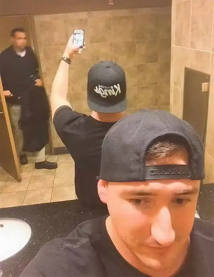 Restroom Roulette: The Perils of Public Selfie Snaps