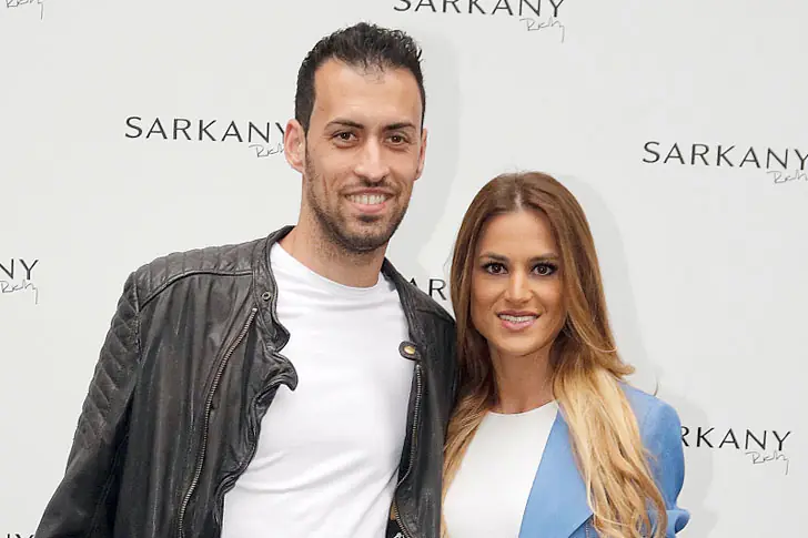 Sergio Busquets (37 años) y Elena Galera (35 años) – 9 años juntos