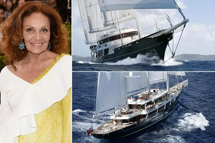 Diane von Furstenberg – Eos, One Of The World’s Largest Private Sailing Yachts