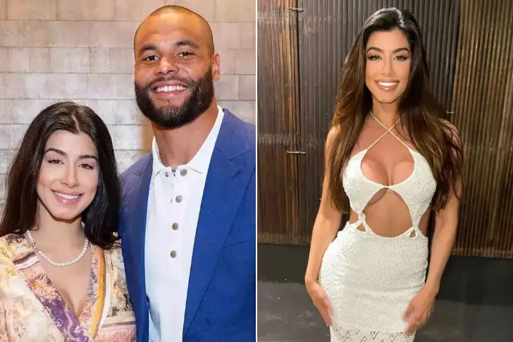 Dak Prescott and Sarah Jane Ramos (Wine Aficionado and Hospitality Pro)