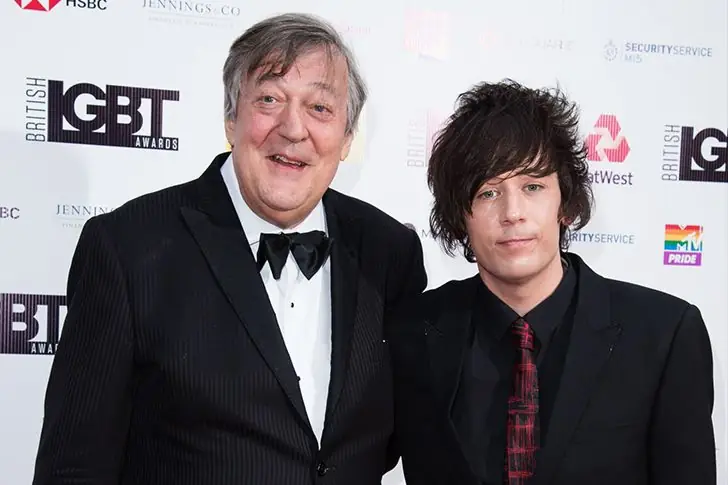 Stephen Fry (64) and Elliot Spencer (34) – 7 Years Together