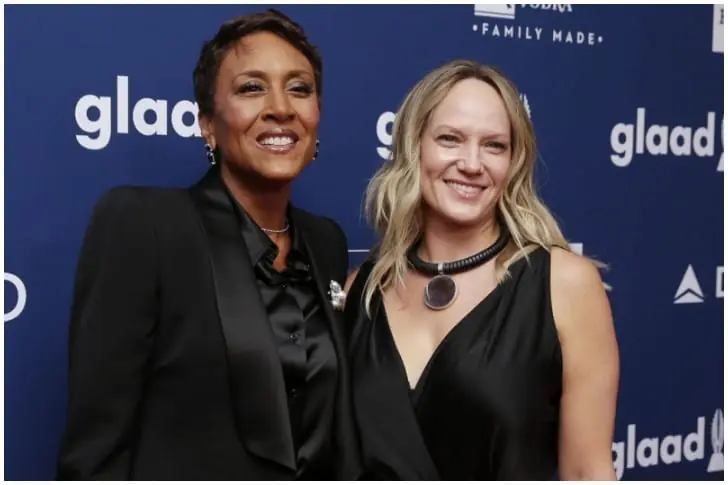 Robin Roberts and Amber Laign