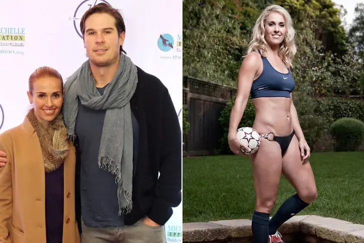 A.J. Feeley and Heather Mitts (Retired Soccer Star)