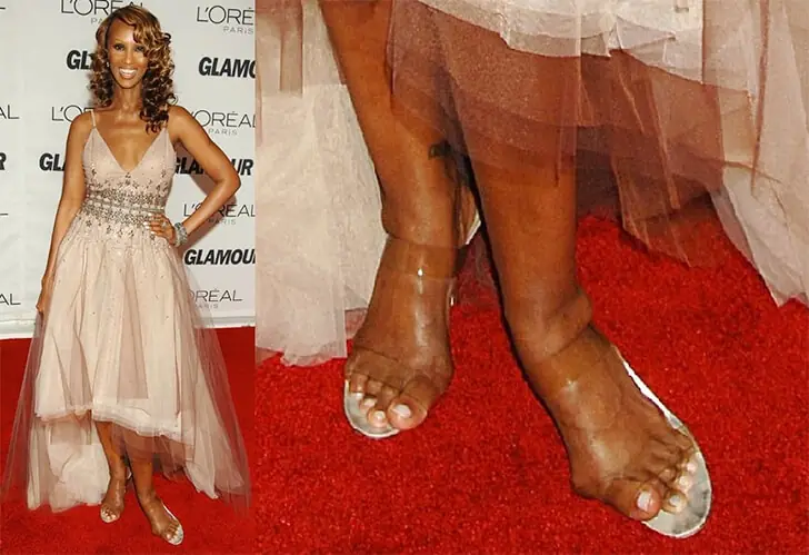 Iman’s Size-10 Feet