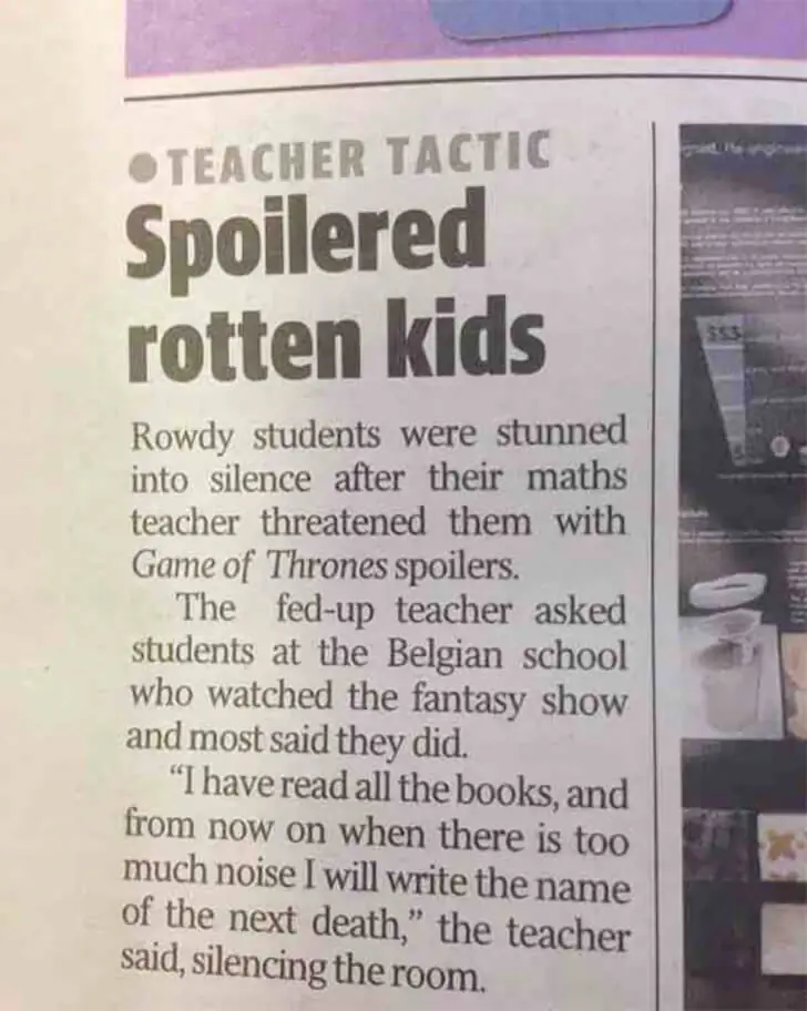 He Knows How To Torment Rowdy Students
