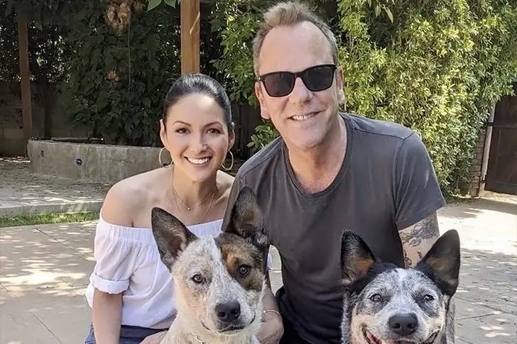 Kiefer Sutherland – 56 years old (2022) and Cindy Vela – 44 years old (2022) – Together Since 2014