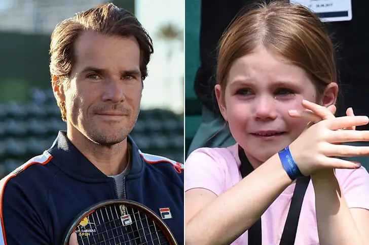 TOMMY HAAS (45) – TOCHTER VALENTINA HAAS (13)