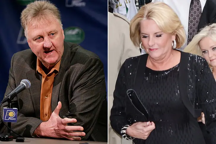 Larry Bird and Dinah Mattingly — Together Since 1989