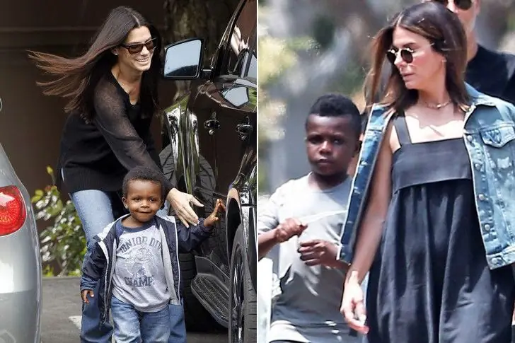 Sandra Bullock – Louis Bardo (Born in 2010)