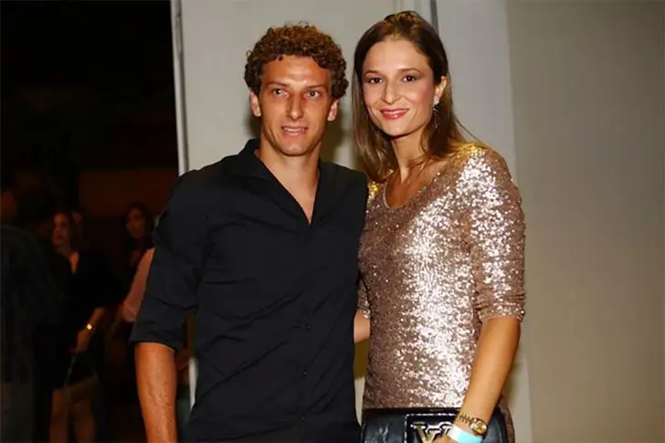 Elano e Alexandra Blumer