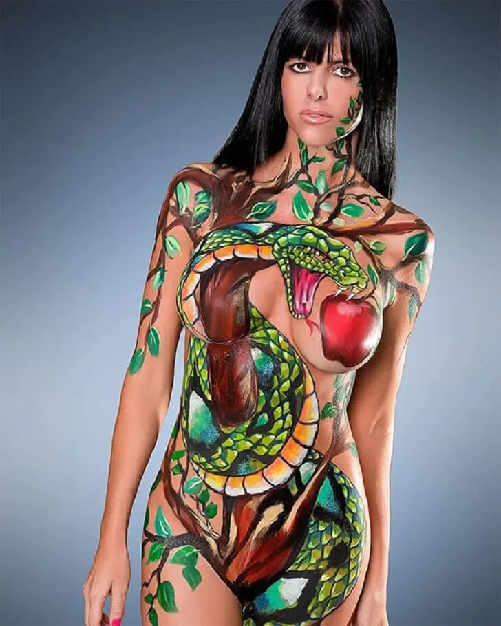 A Mythical Canvas of Forbidden Fruit