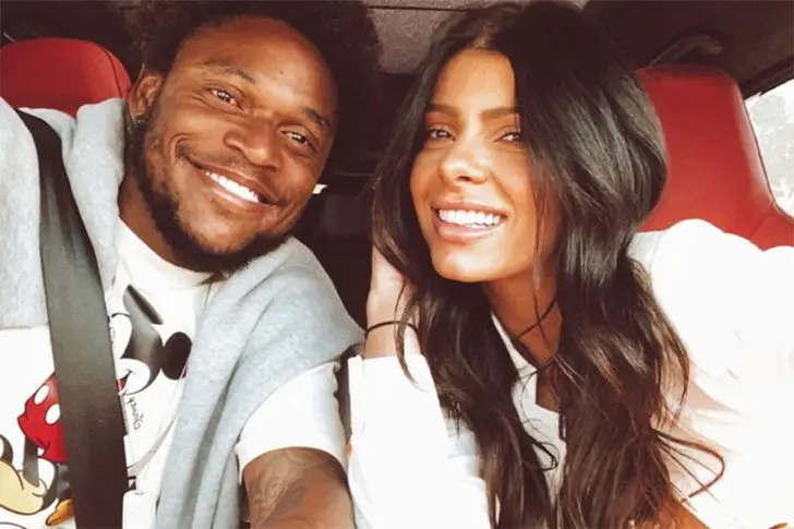 Luiz Adriano e Luma Simões