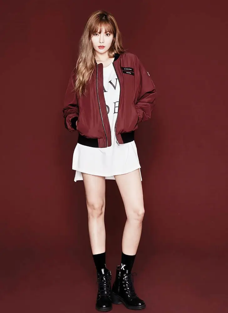 ヒョナ（元4Minute）―身長164cm / 体重44kg