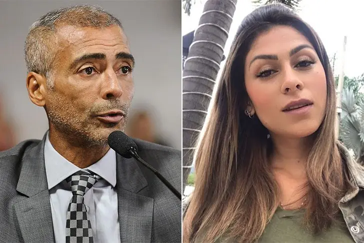 Romário e Juliane Caliari