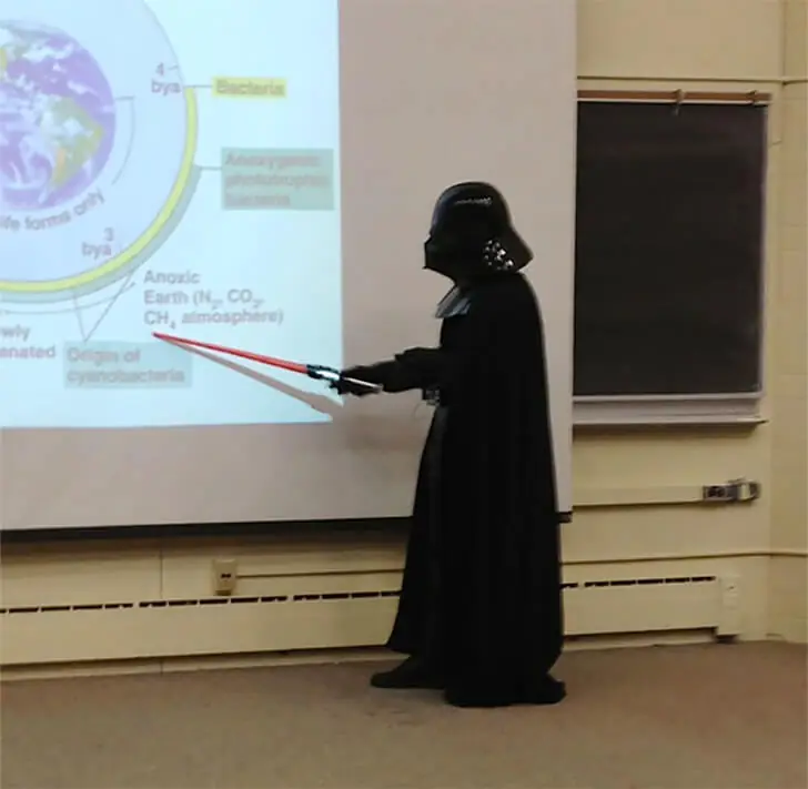 You Don’t Get Taught by Darth Vader Himself Everyday