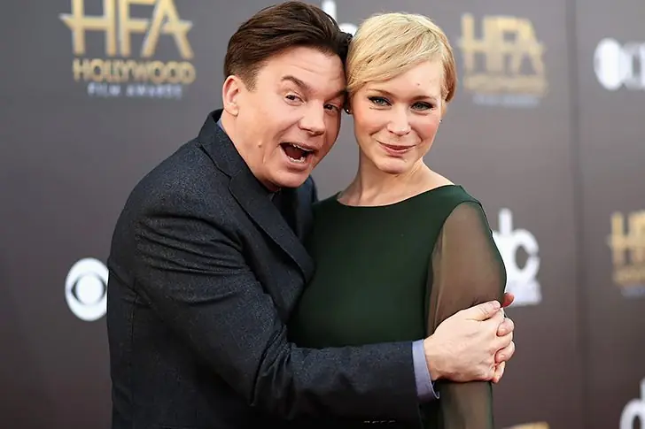 Mike Myers – 63 years old – and Kelly Tisdale – 49 years old  – Together Since 2006