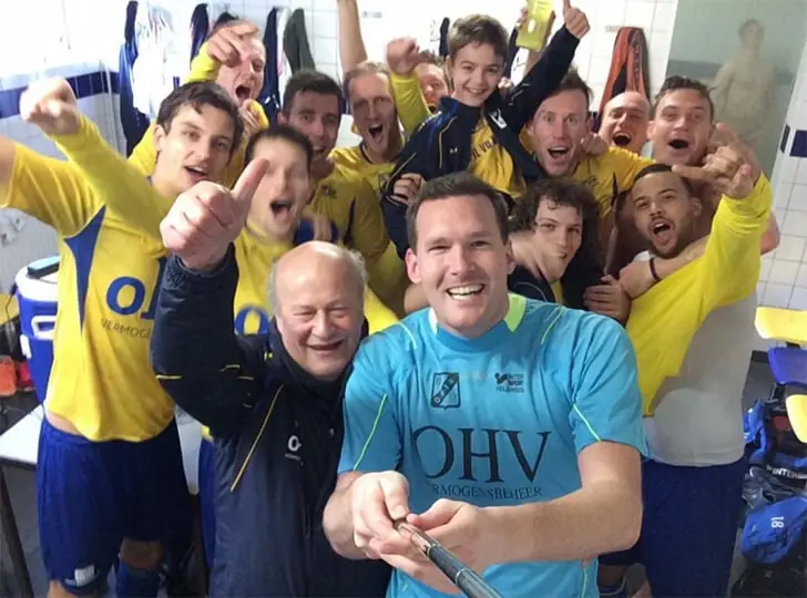 Bare Locker Room Celebration Surprise