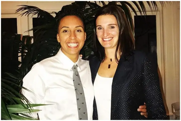 Layshia Clarendon and Jessica Dolan