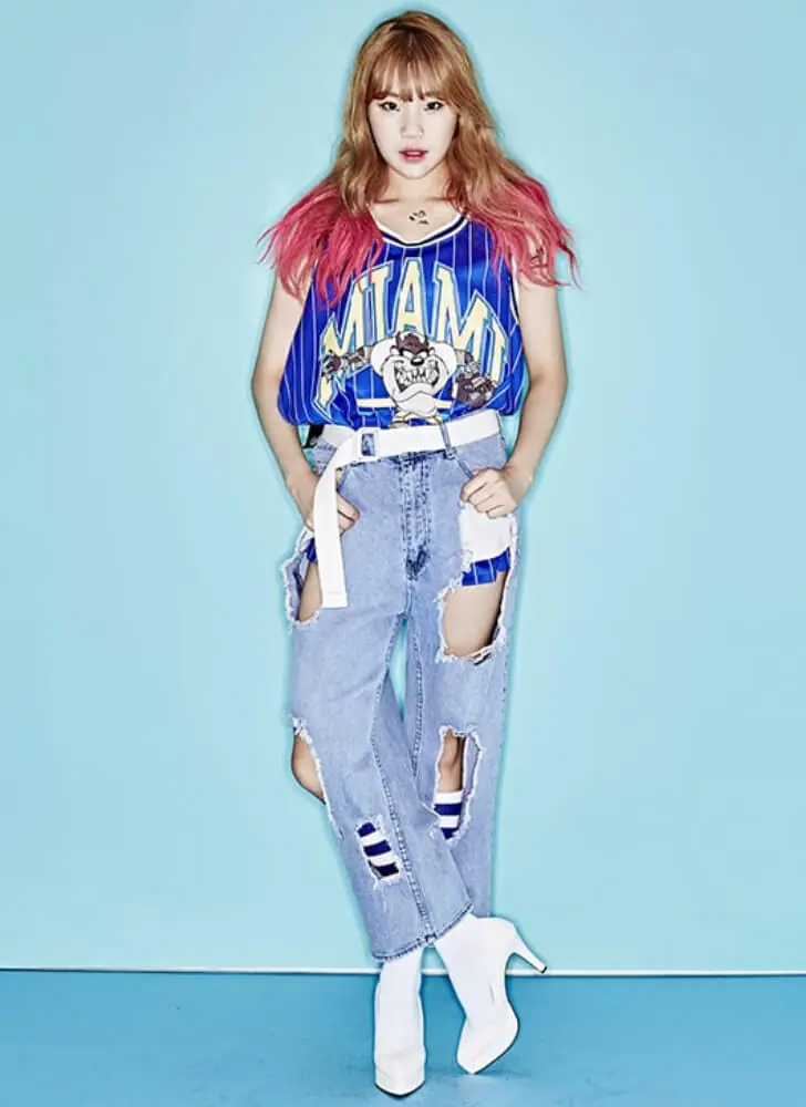 ジュイ（MOMOLAND）―身長165cm / 体重48kg