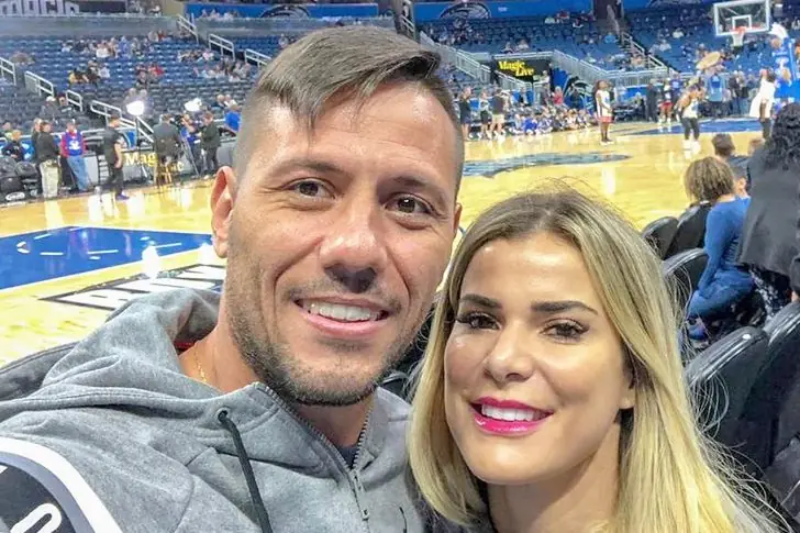 Diego Alves e Lorena Lara