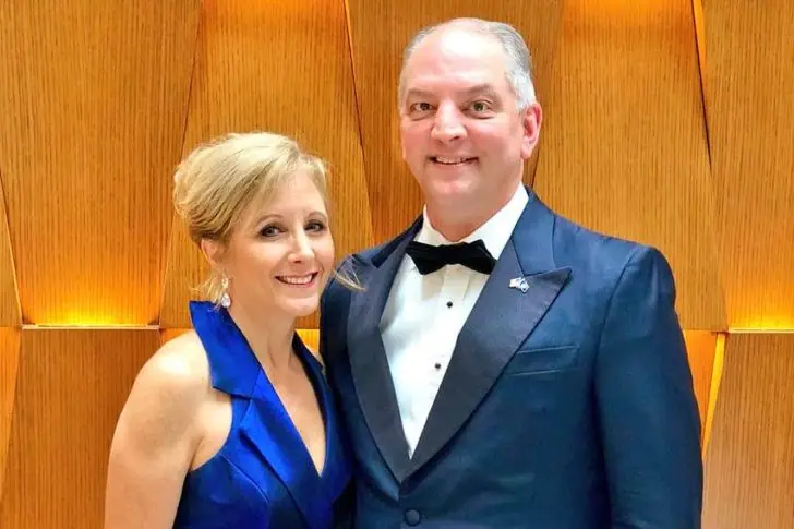 John Bel Edwards (56) and Donna Hutto (63) – Together for 32 Years