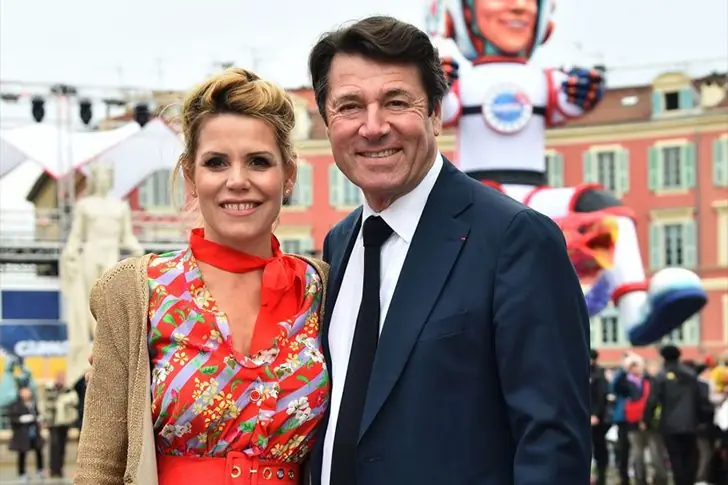 Laura Tenoudji et Christian Estrosi