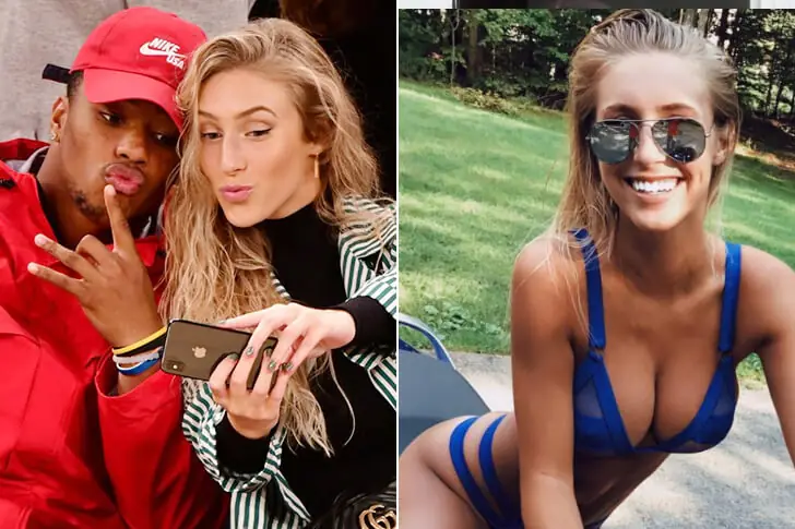 Saquon Barkley and Anna Congdon (Social Media Personality)