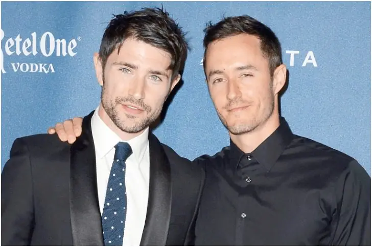 Matt Dallas and Blue Hamilton