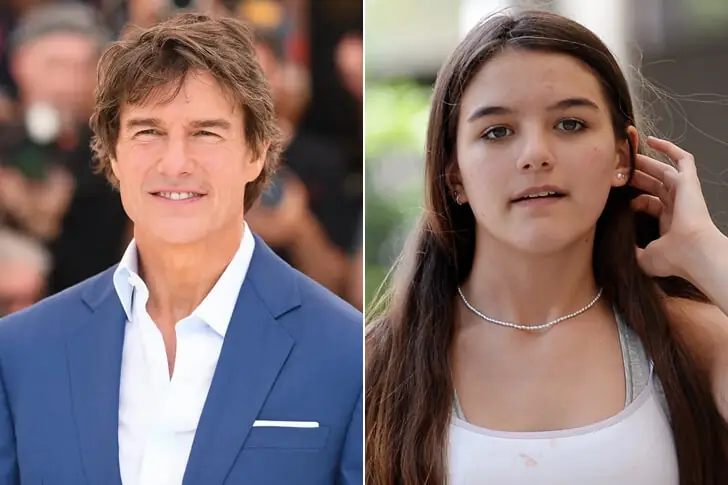 TOM CRUISE (61) – TOCHTER SURI CRUISE (17)