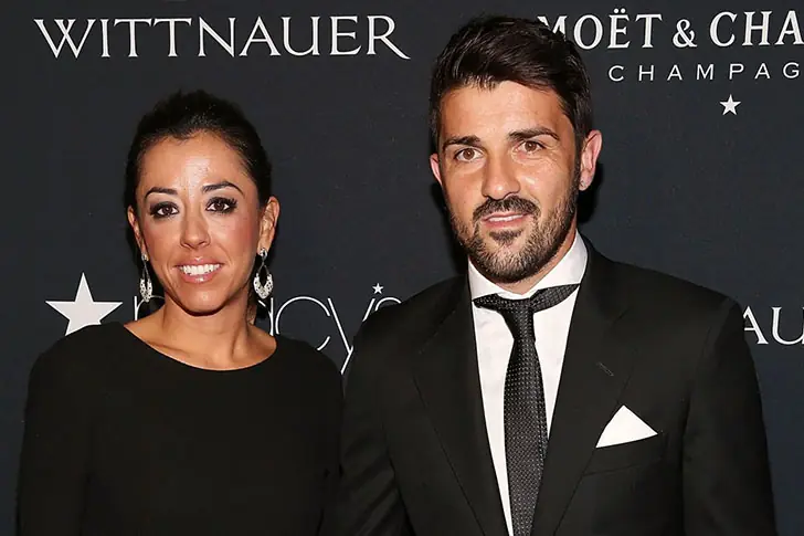 David Villa (41 años) y Patricia González (41 años) –  20 años juntos