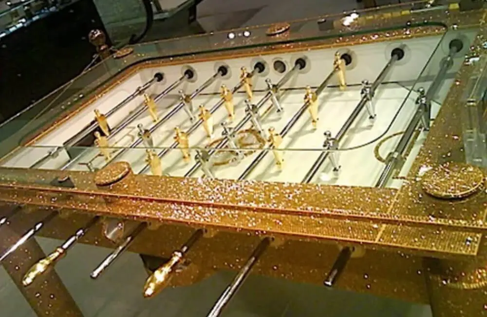 Sparkling Showdown: Dubai’s Opulent Foosball Tables