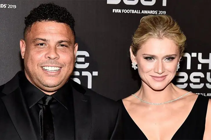 Ronaldo Nazário e Celina Locks