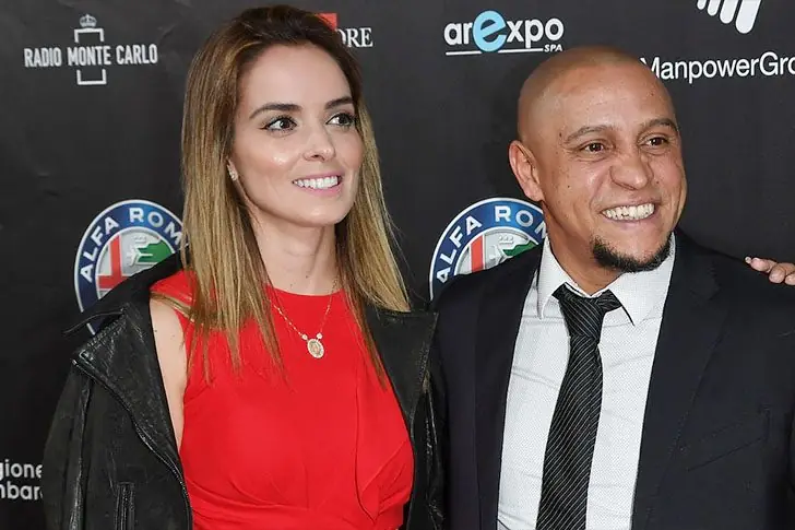 Roberto Carlos e Mariana Luccon