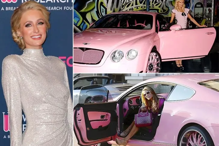 Paris Hilton – Bentley Continental GT, A Car That Barbie Would Drive