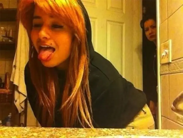 A Bathroom Selfie Gone Awry